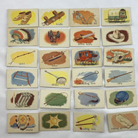 Cowboy Lotto Game - Milton Bradley - 1958 - Good Condition