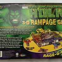 The Incredible Hulk 3-D Rampage Board Game - 2002 - RoseArt - Great Condition