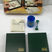Duplicate Ad Lib Crossword Cubes Game - 1976 - E.S. Lowe - Good Condition