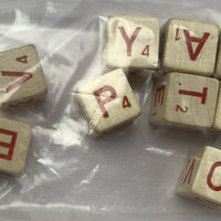 Duplicate Ad Lib Crossword Cubes Game - 1976 - E.S. Lowe - Good Condition