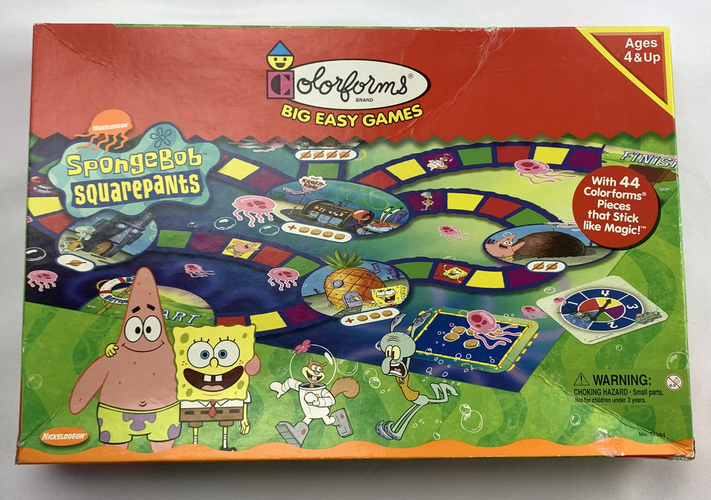 Spongebob Colorforms Board Game - 2002 - Great Condition | Mandi's ...