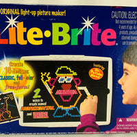 Lite Brite Potato Head Edition - 1998 - 3+ Unpunched Sheets - 200+ Pegs - Working - Very Good Condition