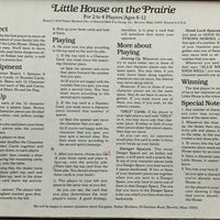 Little House on the Prairie Game - 1978 - Parker Brothers - Great Condition