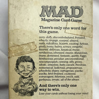Mad Magazine Card Game - 1979 - Parker Brothers - Good Condition