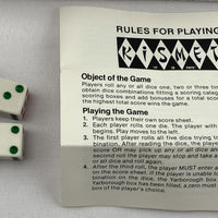 Kismet Game of Yacht - 1964 - Lakeside Games - Great Condition