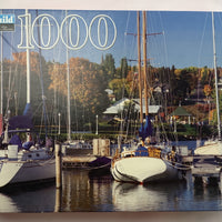 Guild 1000 Pc Puzzle Lake Superior Harbor Bayfield - 1996 - Guild - New