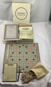 Vintage Scrabble Linen Book Game - 2019 - Milton Bradley - Great Condition