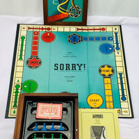 Sorry! Wood Book Game - 2005 - Parker Brothers - Great Condition