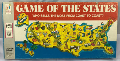 Game of the States - 1975 - Milton Bradley - Good Condition