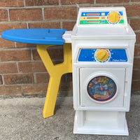 Fisher Price Laundry Center Washer Dryer Iron Board - Fisher Price - Great Condition