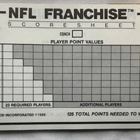 NFL Franchise Game - 1982 - Great Condition