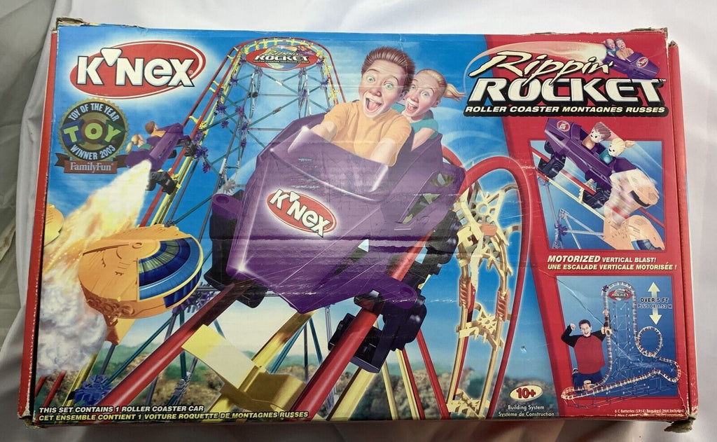 Knex Rippin' Rocket Roller Coaster #63166 - Complete - Very Good Condition