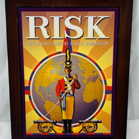 Risk Wood Bookshelf Game - 2005 - Hasbro - Great Condition