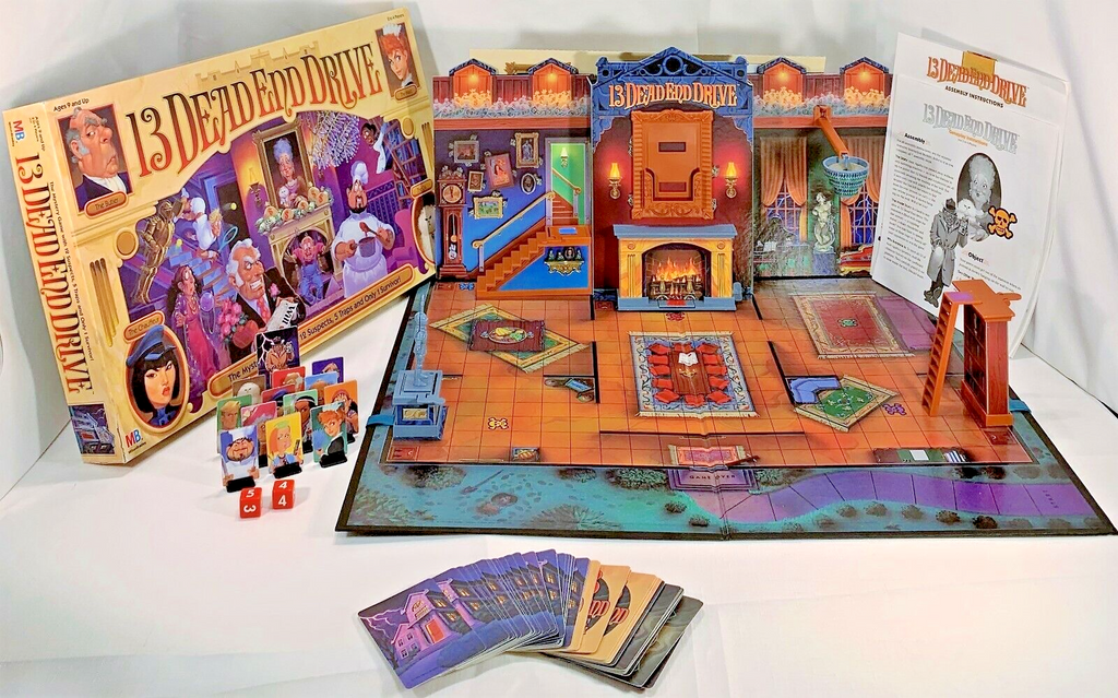 13 Dead End Game - 1993 - Milton Bradley - Great Condition