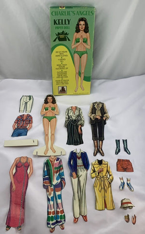 Charlie's Angels Kelly Paper Doll - 1977 - Good Condition