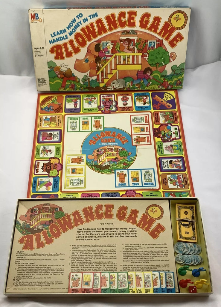 Allowance Math Game Allowance Game - 1979 - Milton Bradley - Great Condition | Mandi's ...