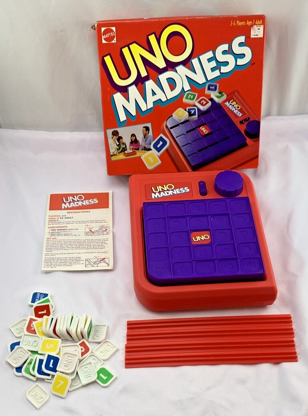 UNO Madness Game - 1995 - Mattel - Great Condition | Mandi's Attic UNO Madness Game - 1995 - Mattel - Great Condition | Mandi's Attic