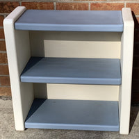 Little Tikes Blue and White Bookcase Shelf - Great Condition