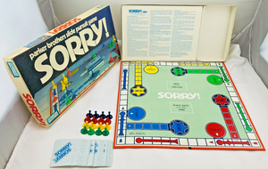 1972 Sorry! Game - Parker Brothers - Great Condition