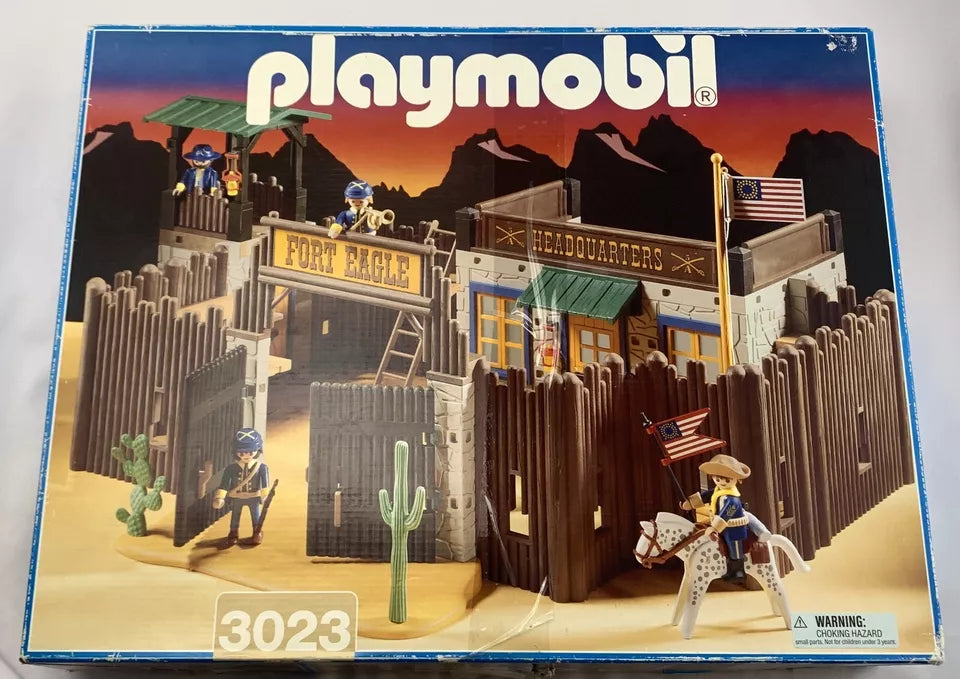 PLAYMOBIL 3773 WESTERN Fort Bravo , indiens , nordistes sheriff bandits PLAYMOBIL 3773 WESTERN Fort Bravo , indiens , nordistes sheriff bandits