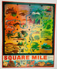 Square Mile Game - 1962 - Milton Bradley - Good Condition