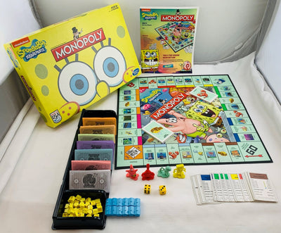 Spongebob Monopoly Game - 2014 - Hasbro - Very Good Condition