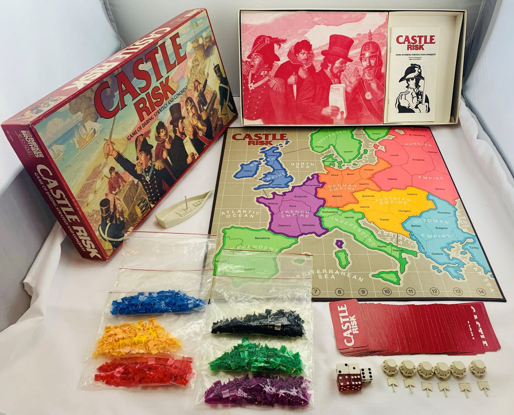 Castle Risk Card Rules Castle Risk Game - 1986 - Parker Brothers - Great Condition | Mandi's ...