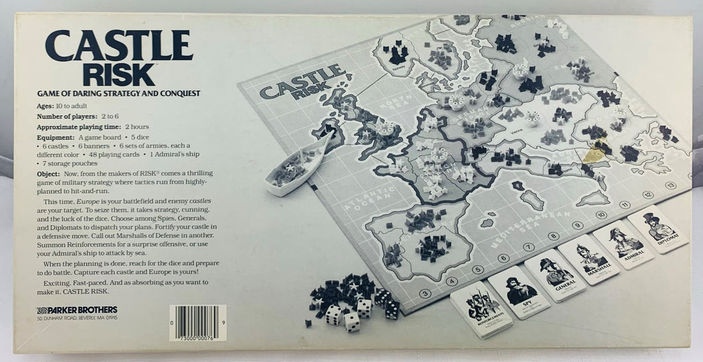 Castle Risk Rules Castle Risk Game - 1986 - Parker Brothers - Great Condition | Mandi's ...