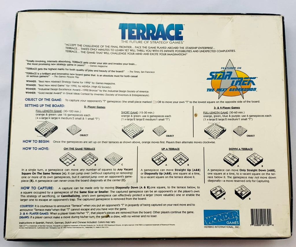 Terrance Game Terrace Game Star Trek - 1992 - Great Condition | Mandi's Attic Toys