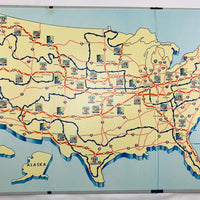 Interstate Highway Game - 1963 - Selchow & Righter - Great Condition