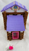Lincoln Logs Pink Country Meadow Cottage - Very Condition