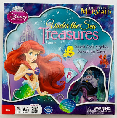The Little Mermaid Under the Sea Treasures Game - 2008 - I Can Do That! Games - Great Condition