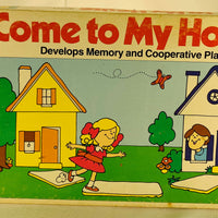 Come To My House Memory Game - 1974 - Milton Bradley - Great Condition