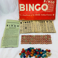 Coca Cola Bingo Set - 1940's - Milton Bradley - Good Condition