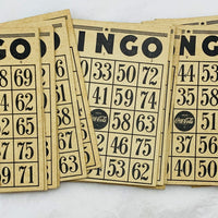 Coca Cola Bingo Set - 1940's - Milton Bradley - Good Condition