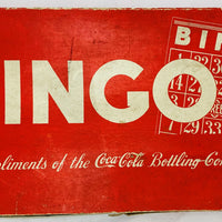 Coca Cola Bingo Set - 1940's - Milton Bradley - Good Condition