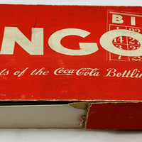 Coca Cola Bingo Set - 1940's - Milton Bradley - Good Condition