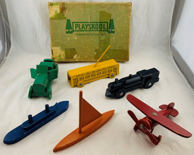 Transportation Set - 1935 - Playskool - Very Good Condition