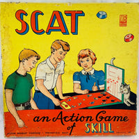 SCAT Game - 1945 - Milton Bradley - Great Condition