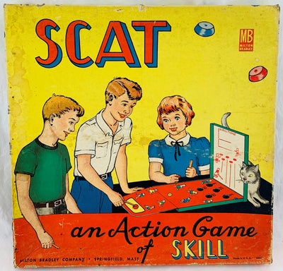 SCAT Game - 1945 - Milton Bradley - Great Condition