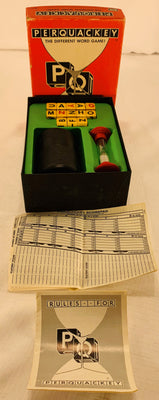 Perquackey Game - 1956 - Lakeside - Great Condition