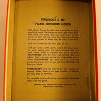 Perquackey Game - 1956 - Lakeside - Great Condition