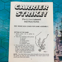 Carrier Strike Game - 1977 - Milton Bradley - Great Condition