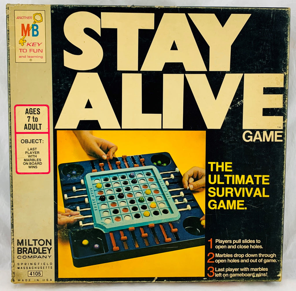 Stay Alive Game - 1971 - Milton Bradley - Great Condition