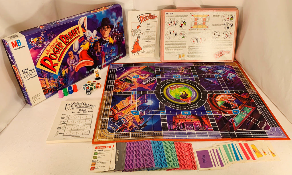 Who Framed Roger Rabbit Game - 1987 - Milton Bradley - Great Condition ...