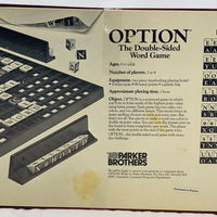 Option Game - 1982 - Parker Brothers - Never Played