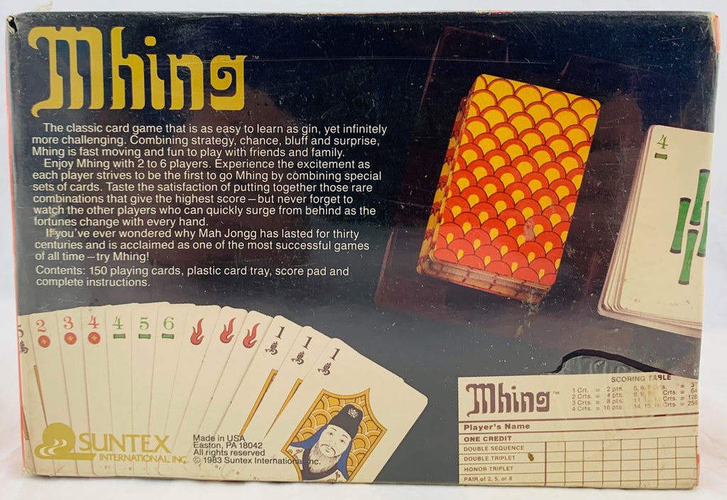 Mhing Sheets Mhing Game - 1982 - Suntex International - New | Mandi's Attic Toys