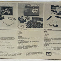 Skip-Bo Deluxe Game - 1986 - International Games - New