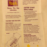 Winnie the Pooh Honey Pot Hop Game - 1998 - Milton Bradley - Great Condition