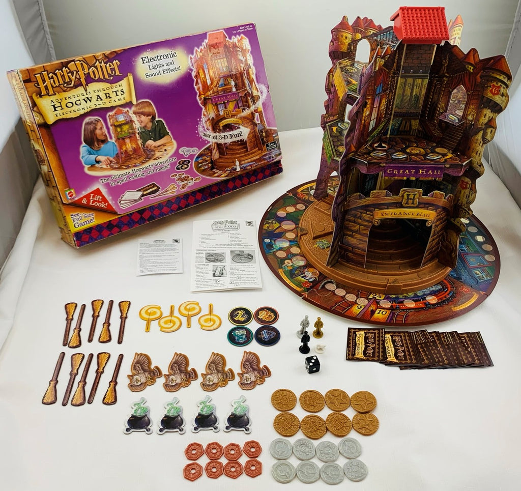 Harry Potter: Adventures Through Hogwarts Electronic 3-D Game - 2001 - Mattel - Great Condition